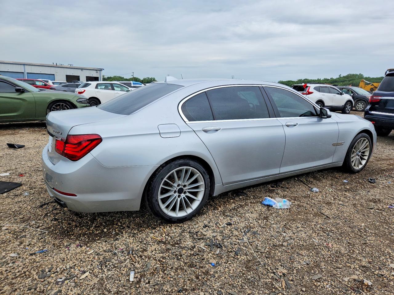 2013 Bmw 750 Lxi Silver vin: WBAYF8C51DDE59060