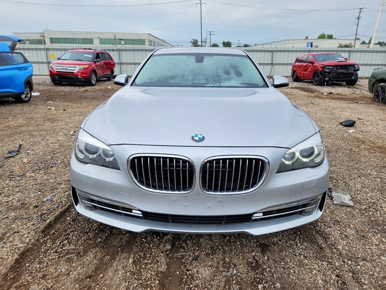 2013 Bmw 750 Lxi Silver vin: WBAYF8C51DDE59060