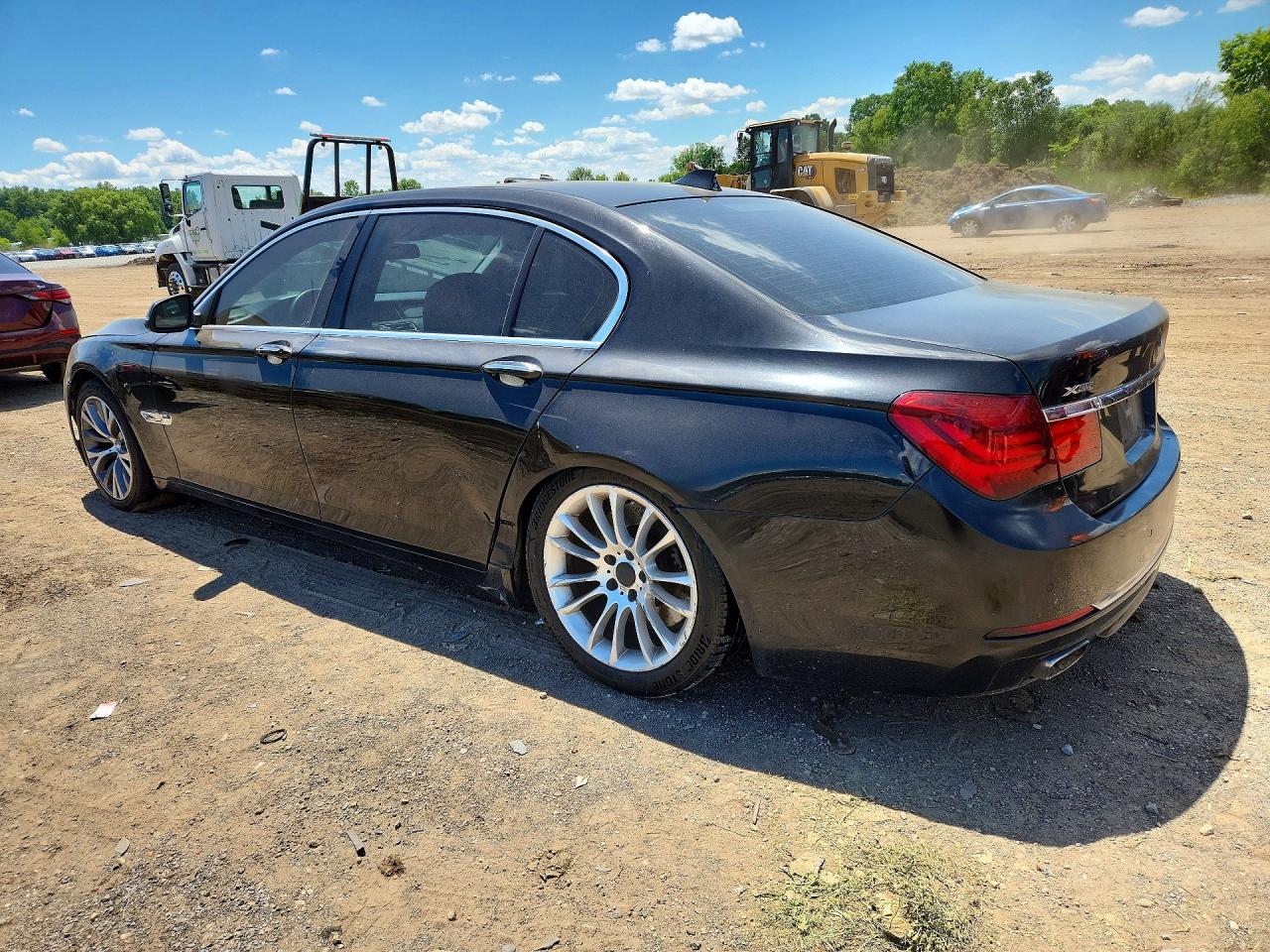 2013 Bmw 750 Lxi Black vin: WBAYF8C52DD140067
