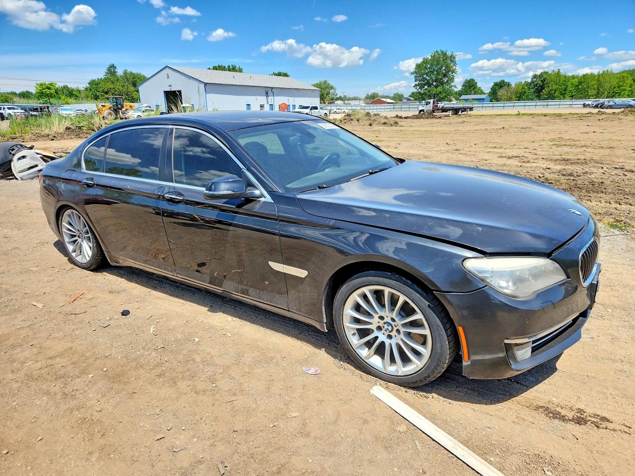 2013 Bmw 750 Lxi Black vin: WBAYF8C52DD140067