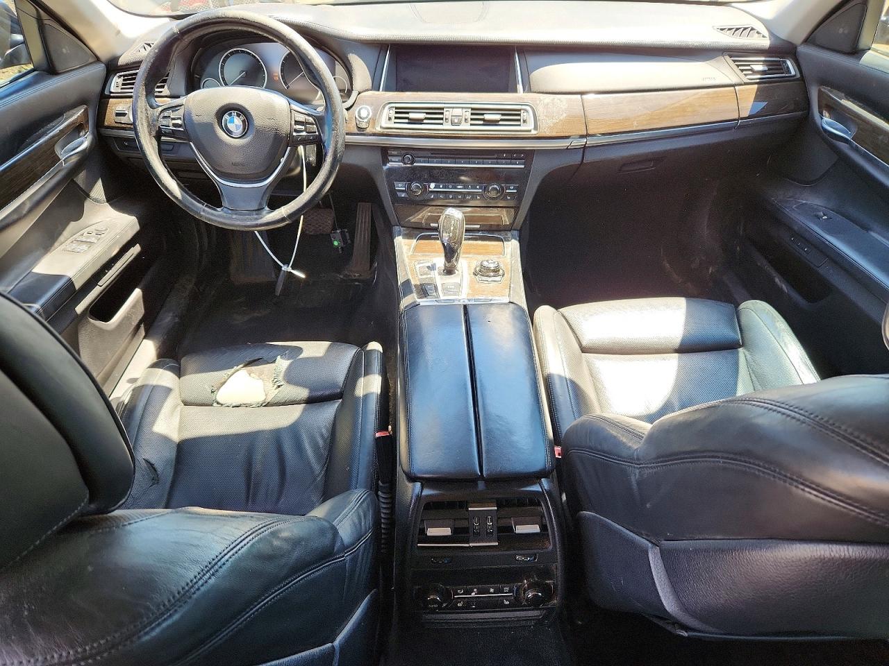 2013 Bmw 750 Lxi Black vin: WBAYF8C52DD140067