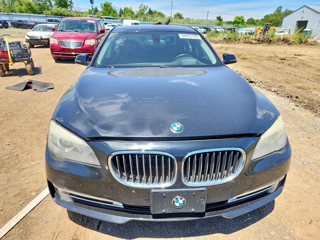 2013 Bmw 750 Lxi Black vin: WBAYF8C52DD140067