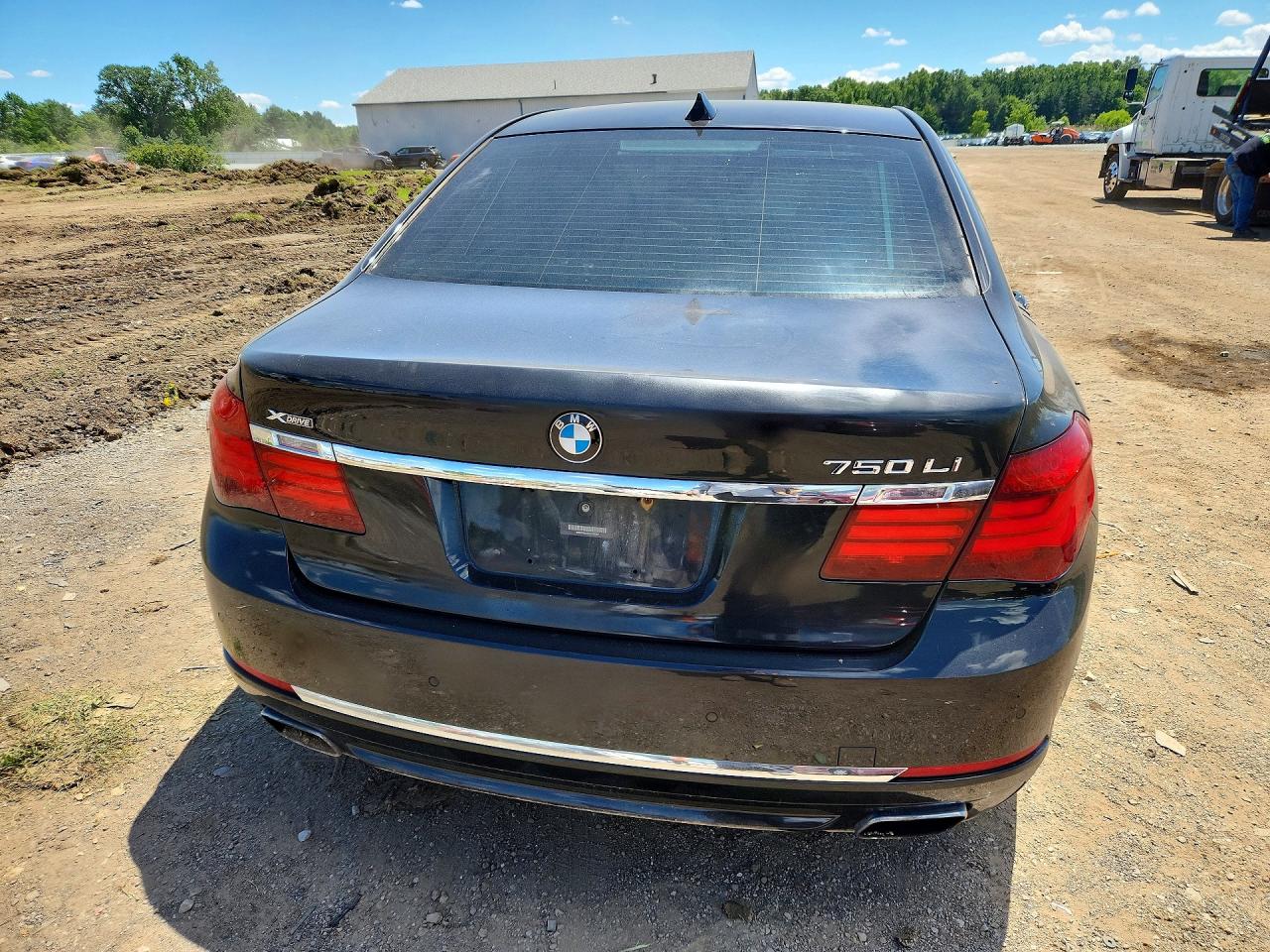 2013 Bmw 750 Lxi Black vin: WBAYF8C52DD140067