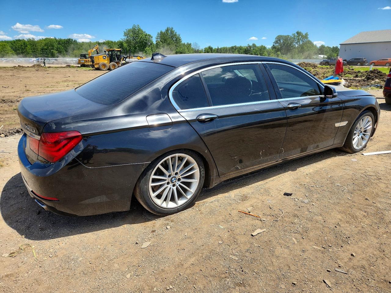 2013 Bmw 750 Lxi Black vin: WBAYF8C52DD140067