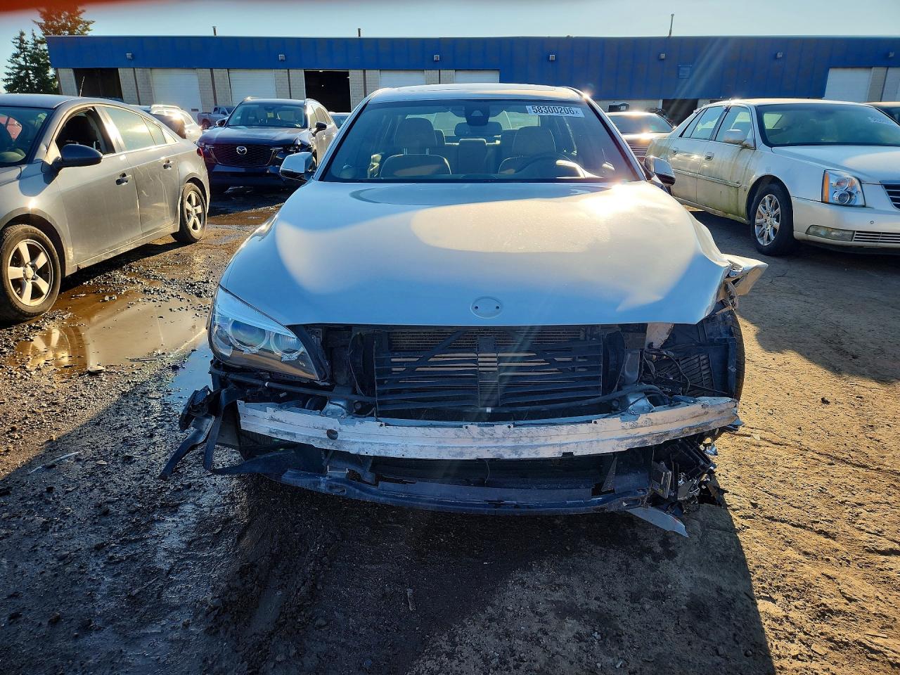 2014 Bmw 750 Lxi Серебряный vin: WBAYF8C52ED652591