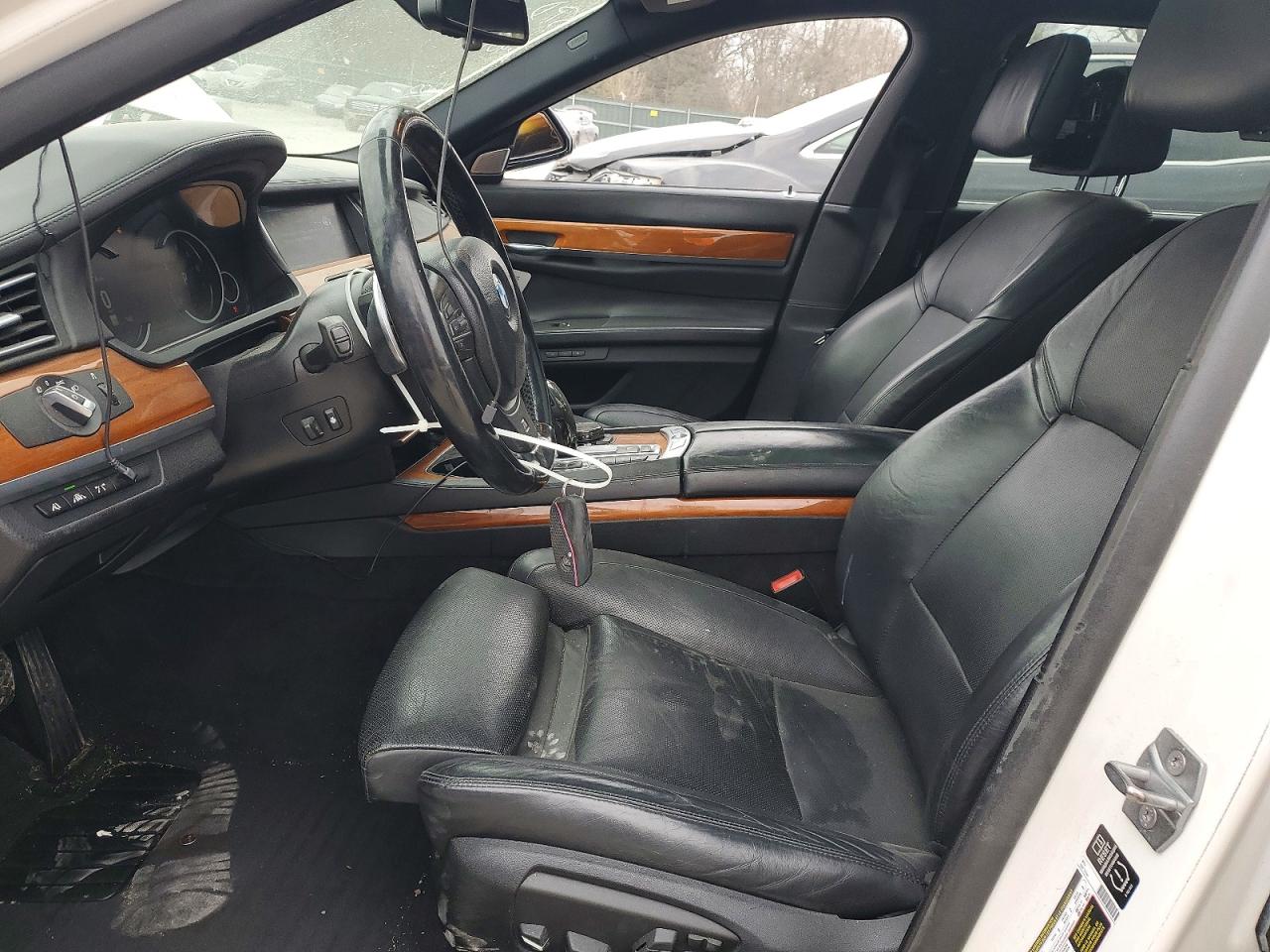 2014 Bmw 750 Lxi White vin: WBAYF8C52ED653188