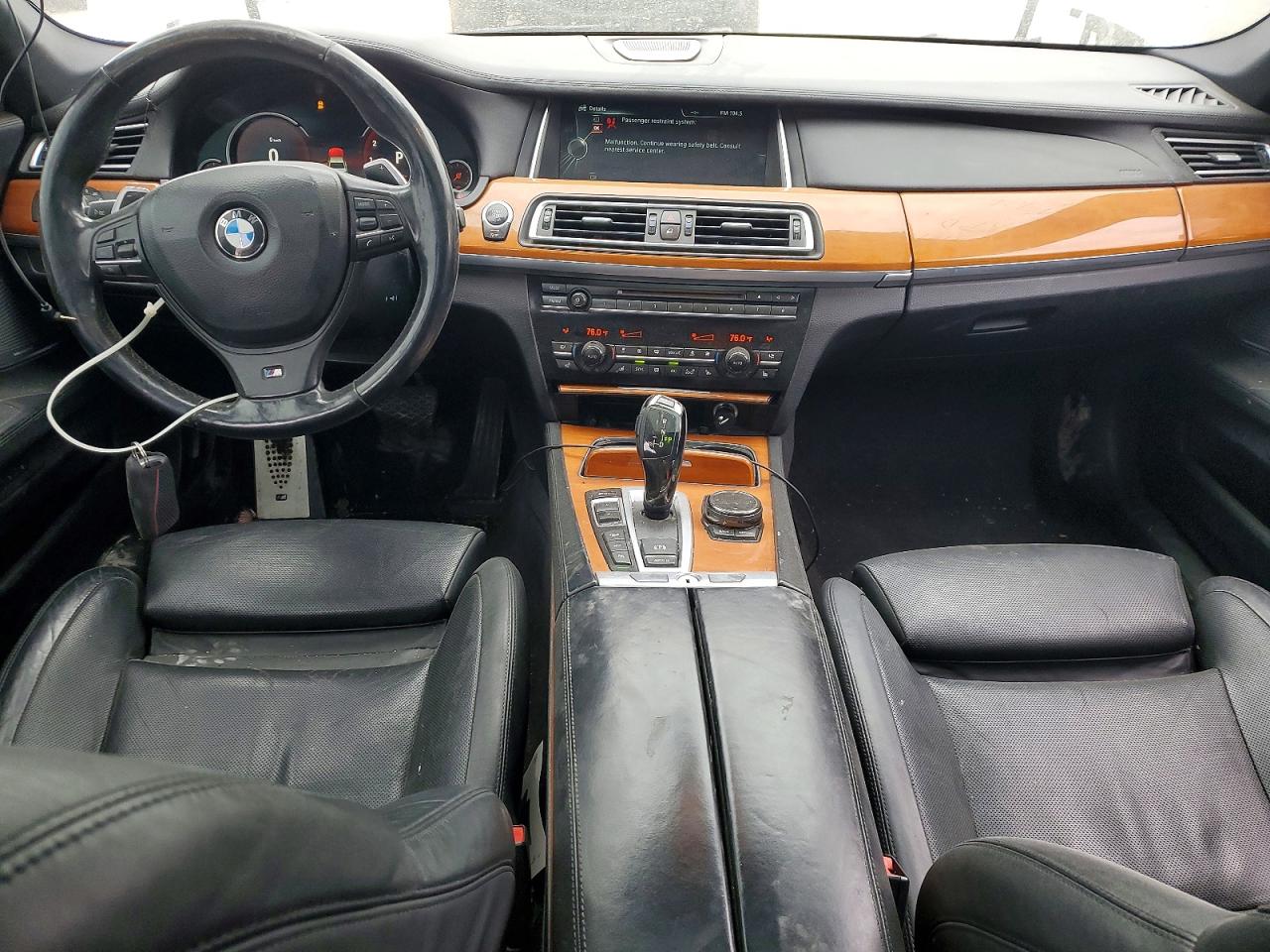 2014 Bmw 750 Lxi White vin: WBAYF8C52ED653188