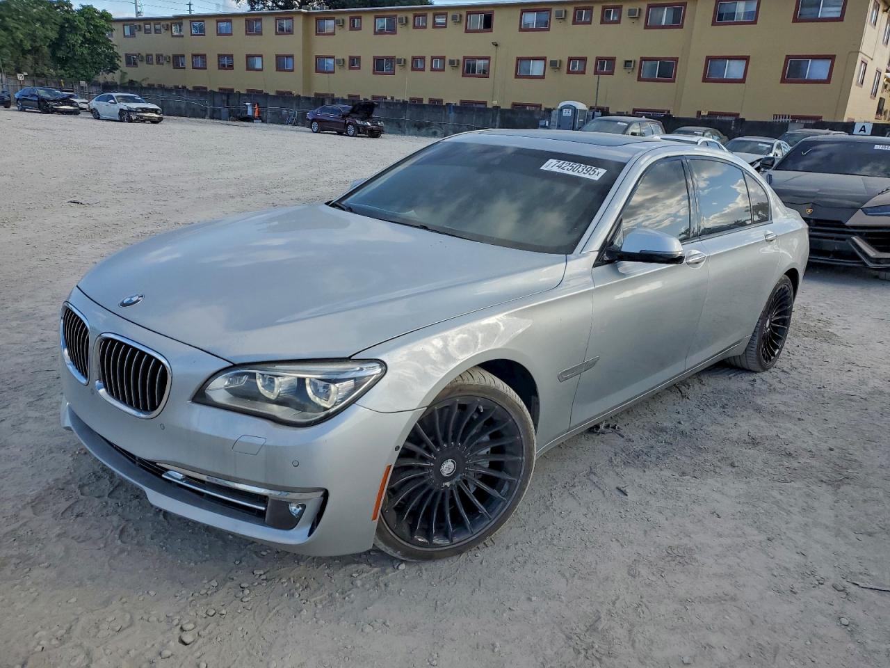 2015 Bmw 750 Lxi Silver vin: WBAYF8C52FD654469
