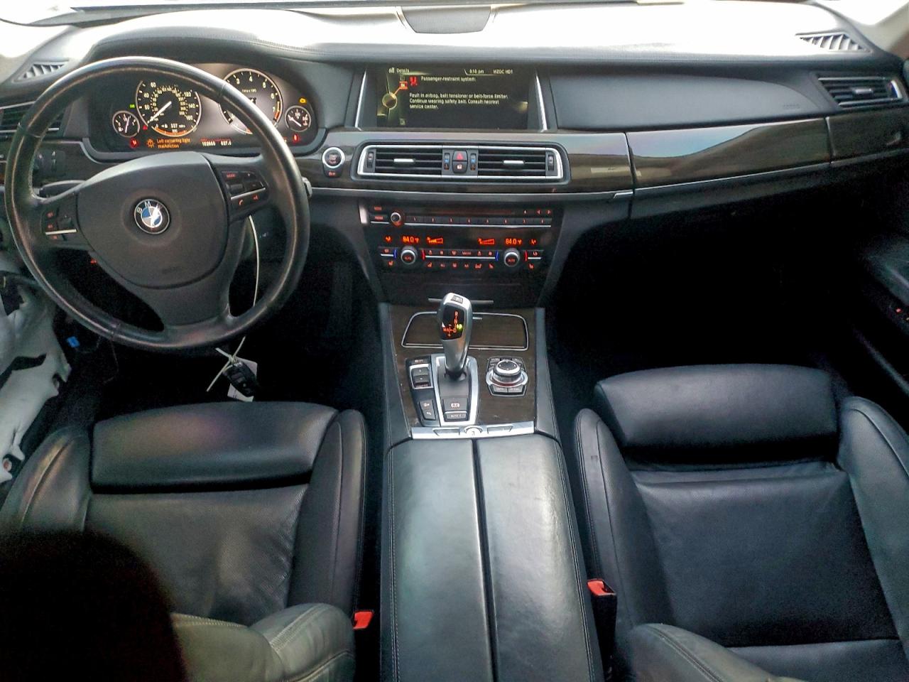 2013 Bmw 750 Lxi Gray vin: WBAYF8C53DD139879