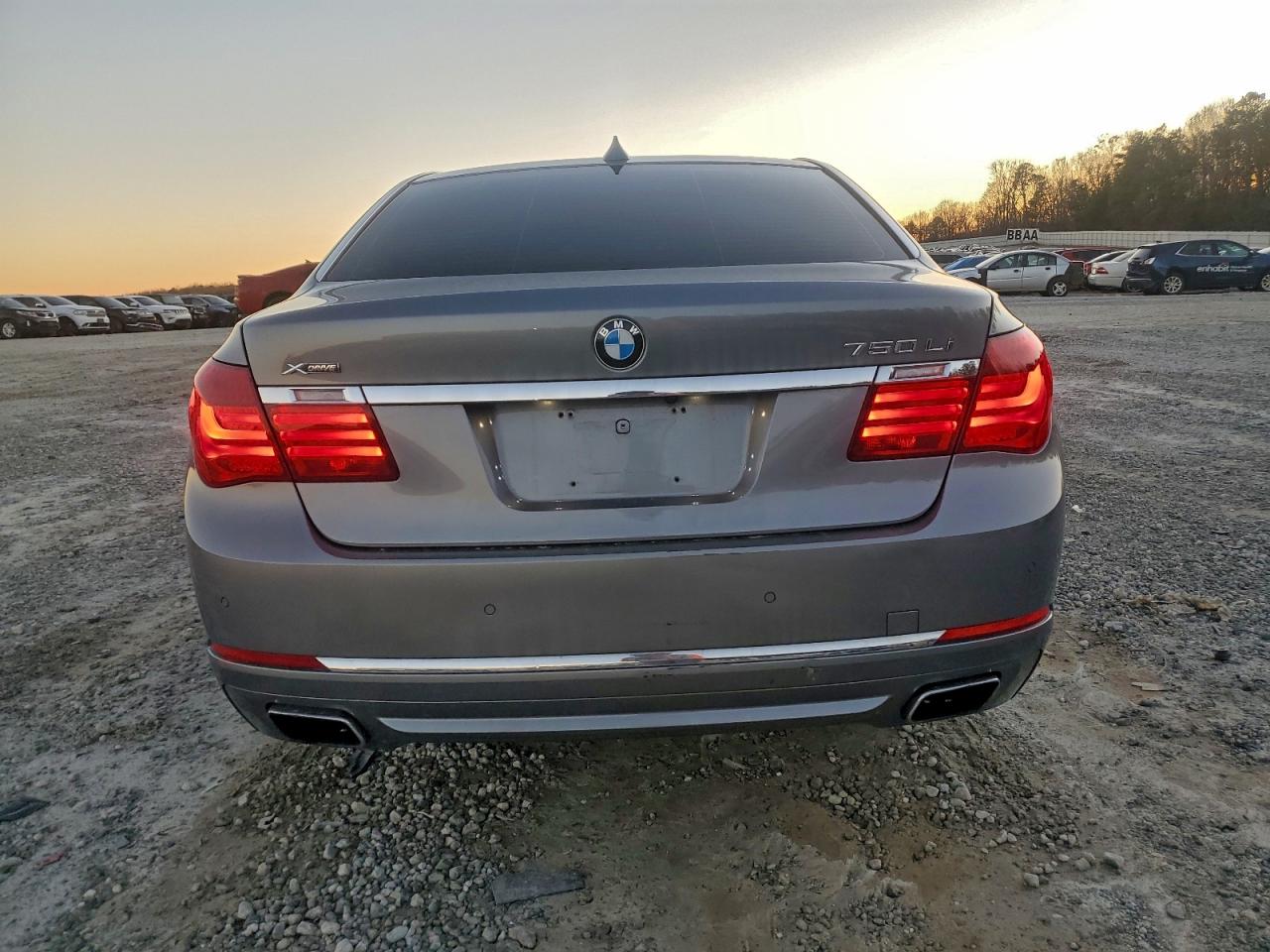 2013 Bmw 750 Lxi Gray vin: WBAYF8C53DD139879