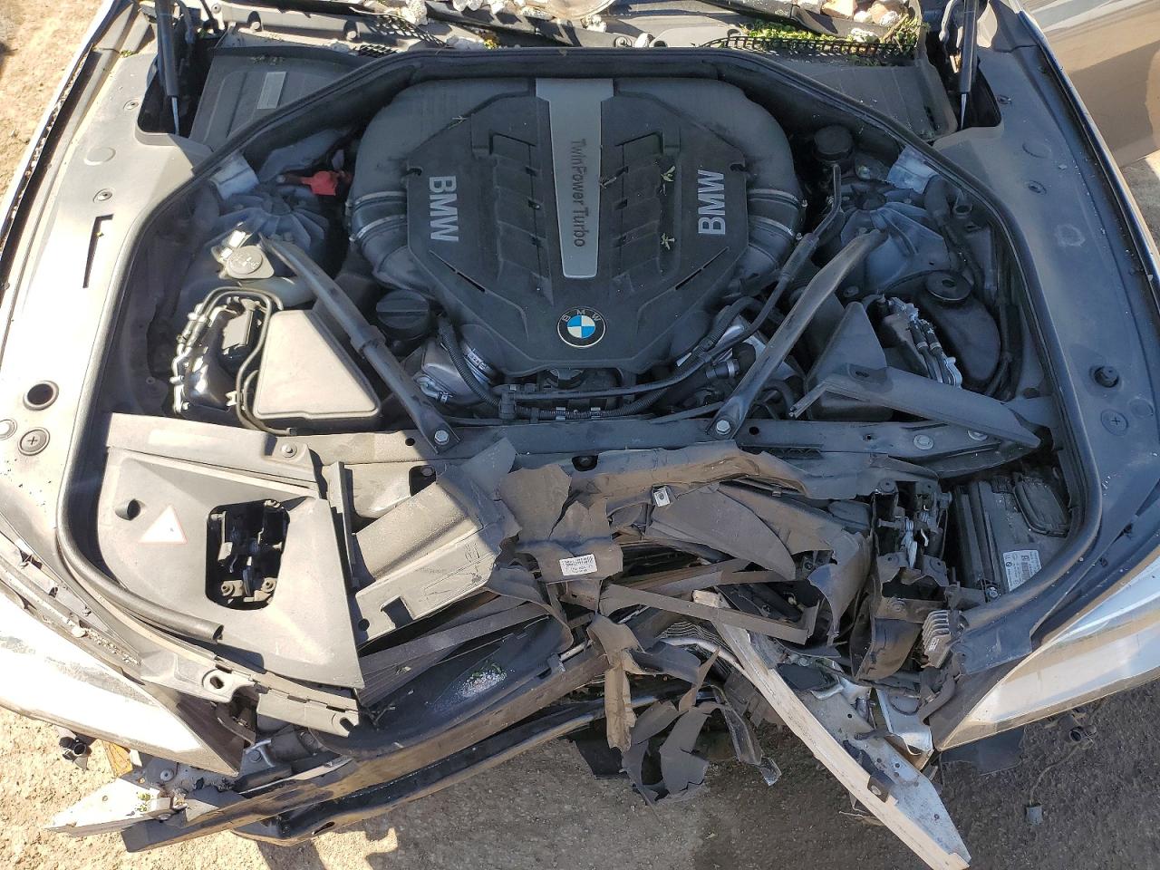 2013 Bmw 750 Lxi Gray vin: WBAYF8C53DD140398