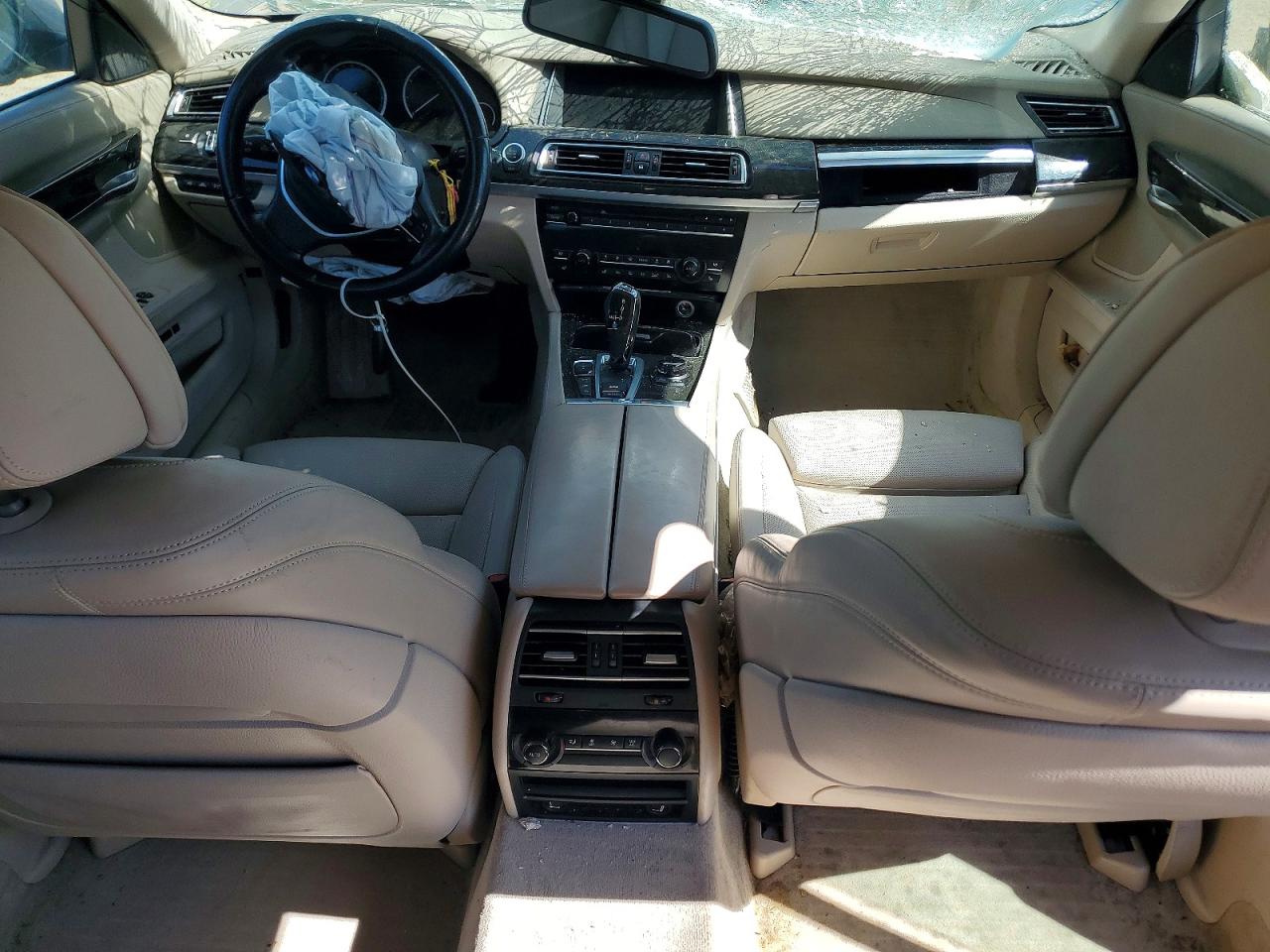 2013 Bmw 750 Lxi Gray vin: WBAYF8C53DD140398