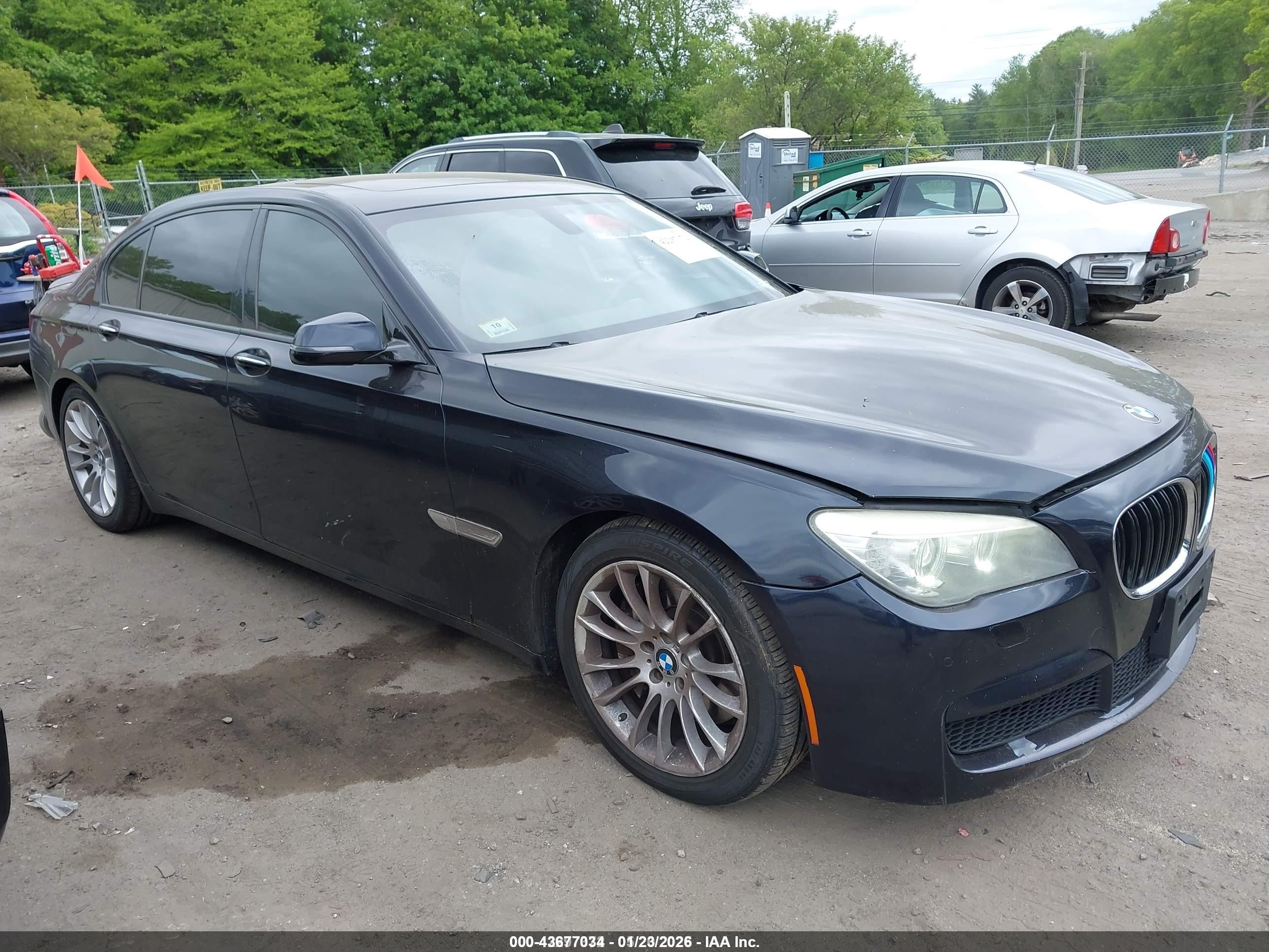 2014 Bmw Alpina B7 Xdrive Синий vin: WBAYF8C53ED652955