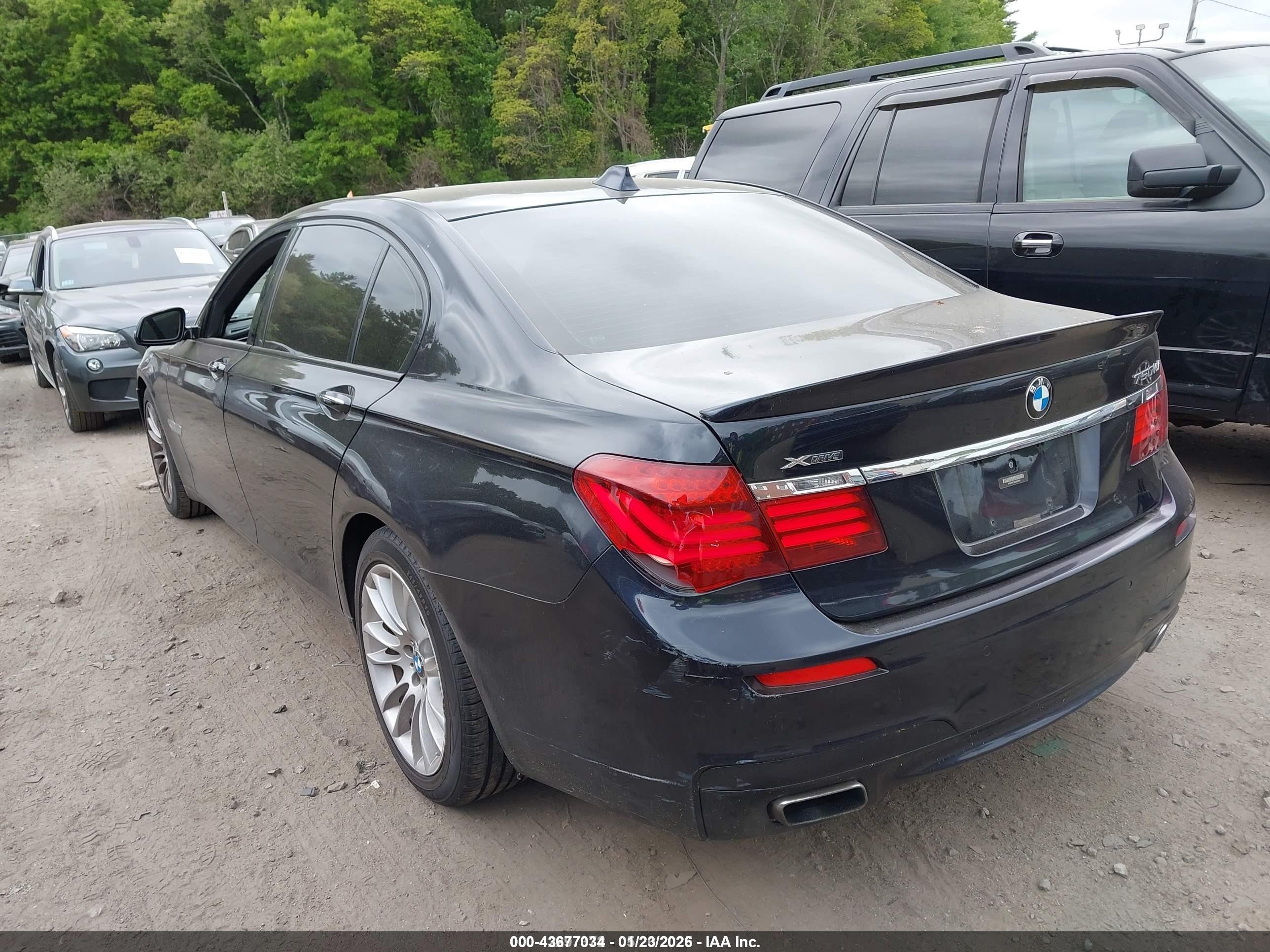 2014 Bmw Alpina B7 Xdrive Синий vin: WBAYF8C53ED652955