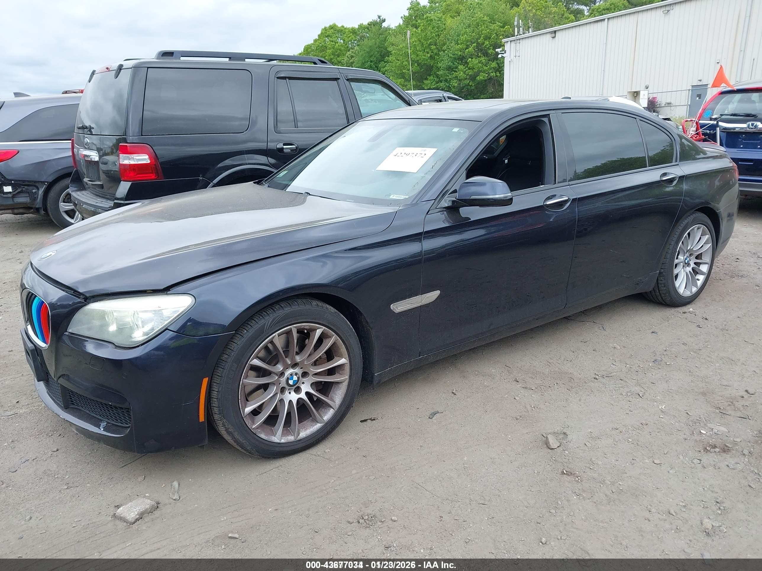 2014 Bmw Alpina B7 Xdrive Синий vin: WBAYF8C53ED652955