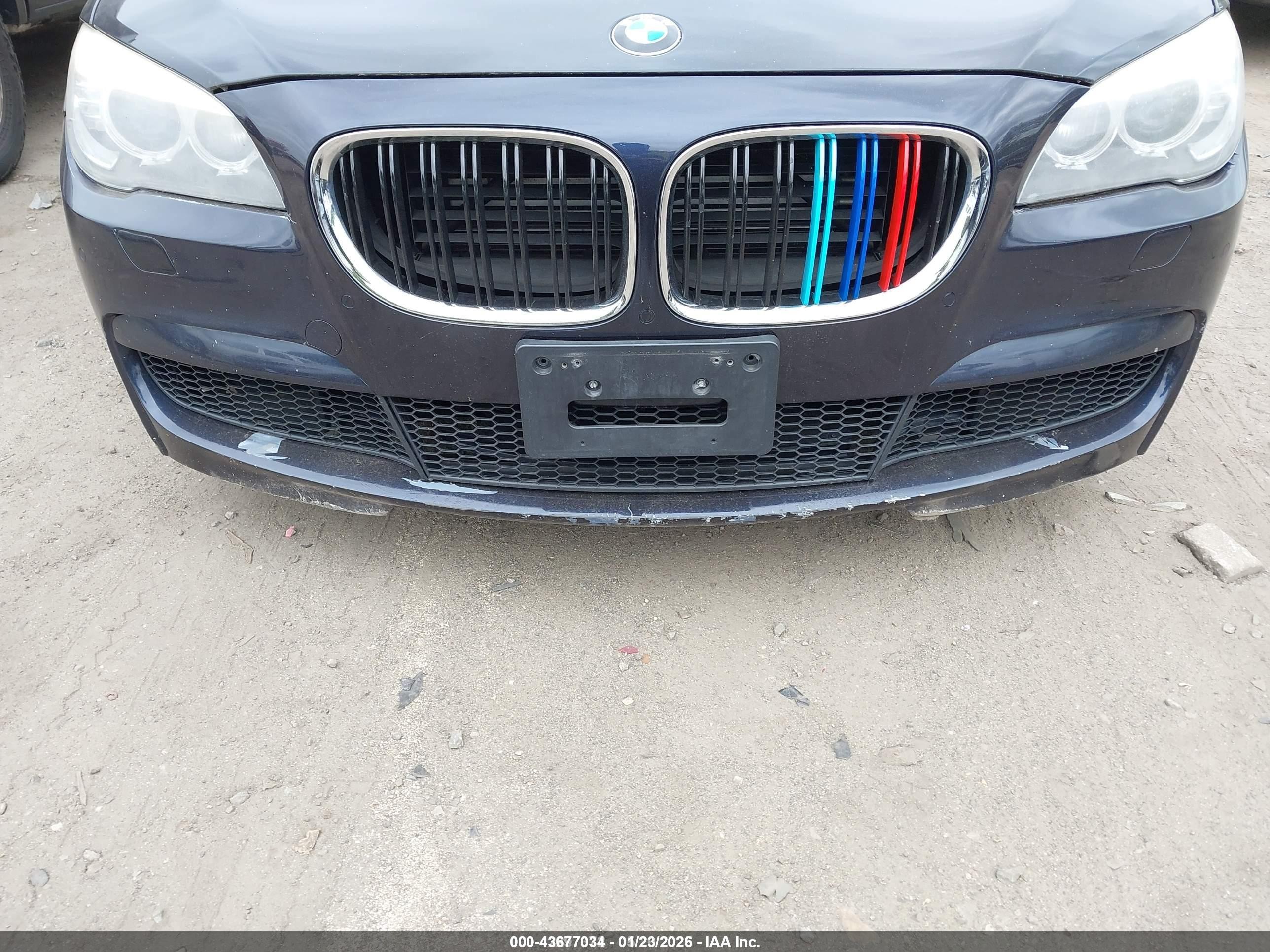 2014 Bmw Alpina B7 Xdrive Синий vin: WBAYF8C53ED652955