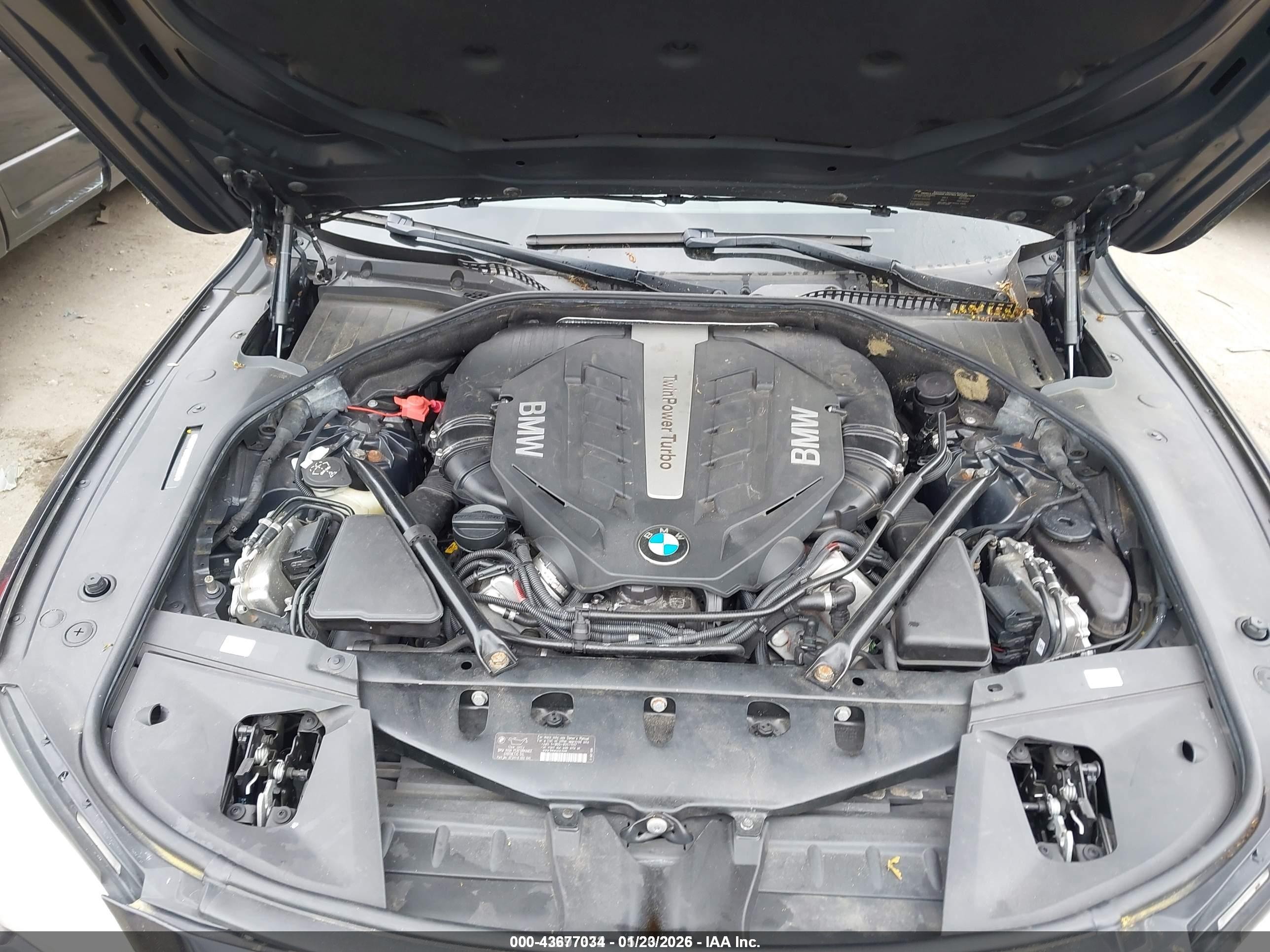2014 Bmw Alpina B7 Xdrive Синий vin: WBAYF8C53ED652955