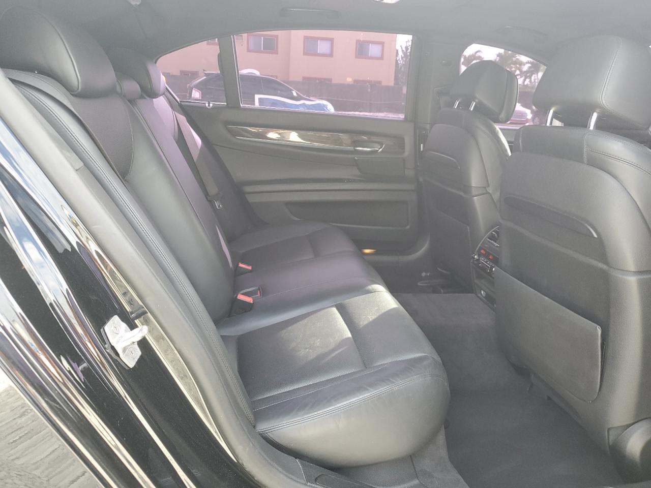 2015 Bmw 750 Lxi Black vin: WBAYF8C54FD655106