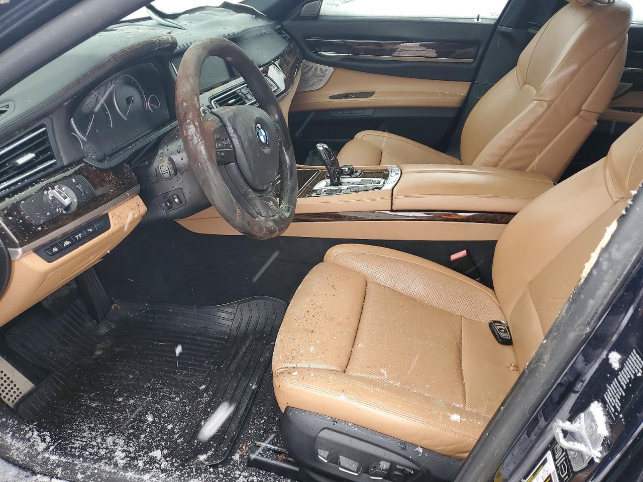 2013 Bmw 750 Lxi Синий vin: WBAYF8C55DD140385