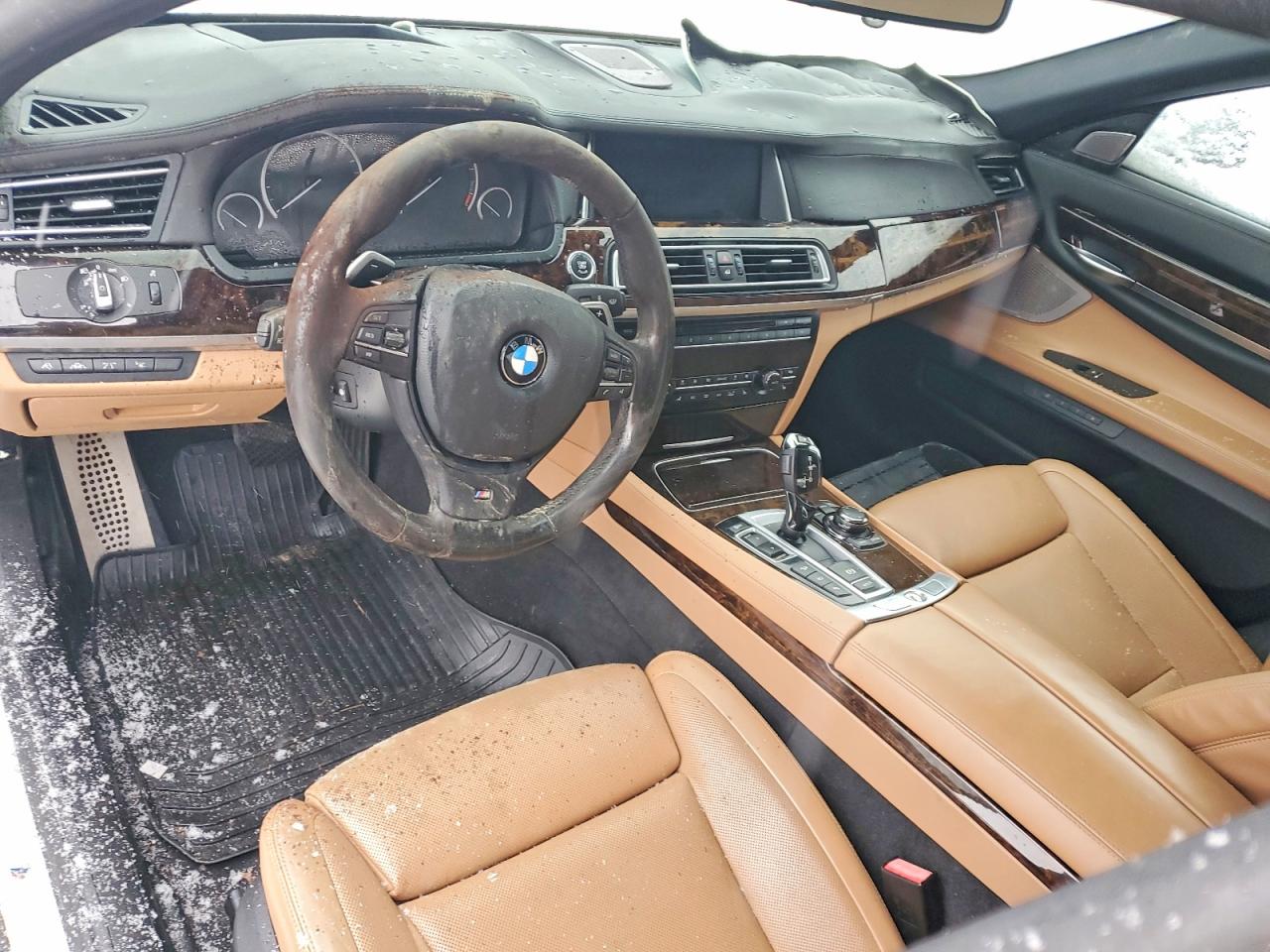 2013 Bmw 750 Lxi Синий vin: WBAYF8C55DD140385
