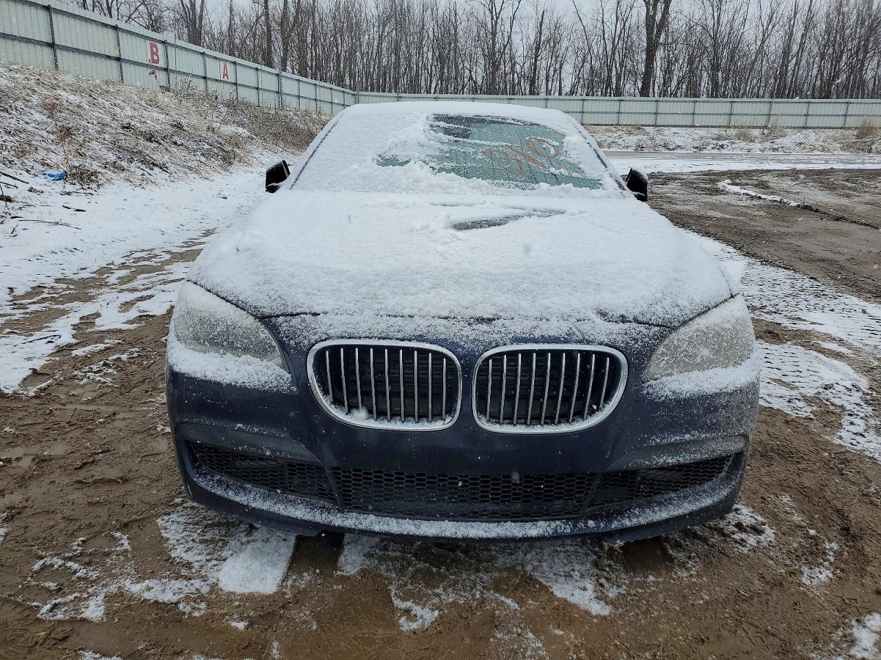 2013 Bmw 750 Lxi Синий vin: WBAYF8C55DD140385