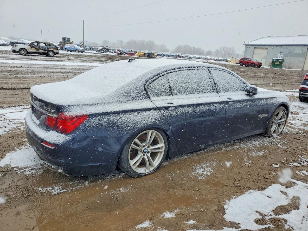 2013 Bmw 750 Lxi Синий vin: WBAYF8C55DD140385