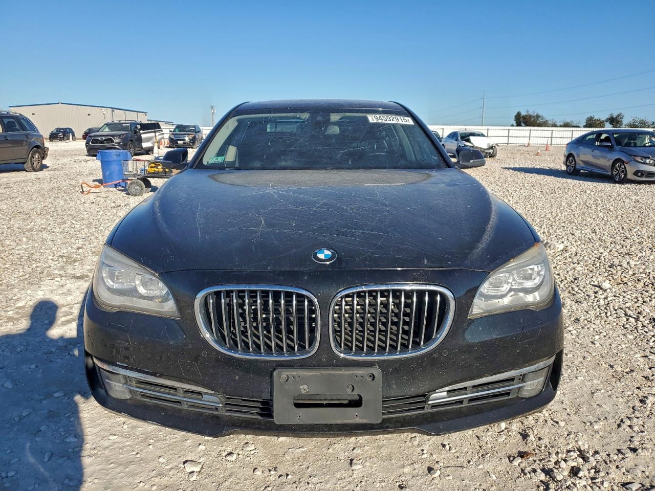 2014 Bmw 750 Lxi Black vin: WBAYF8C55ED141764