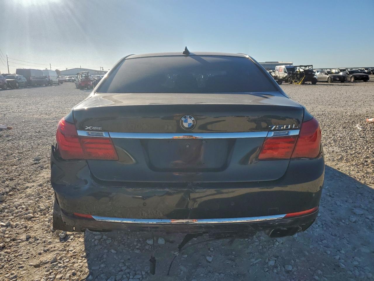 2014 Bmw 750 Lxi Black vin: WBAYF8C55ED141764