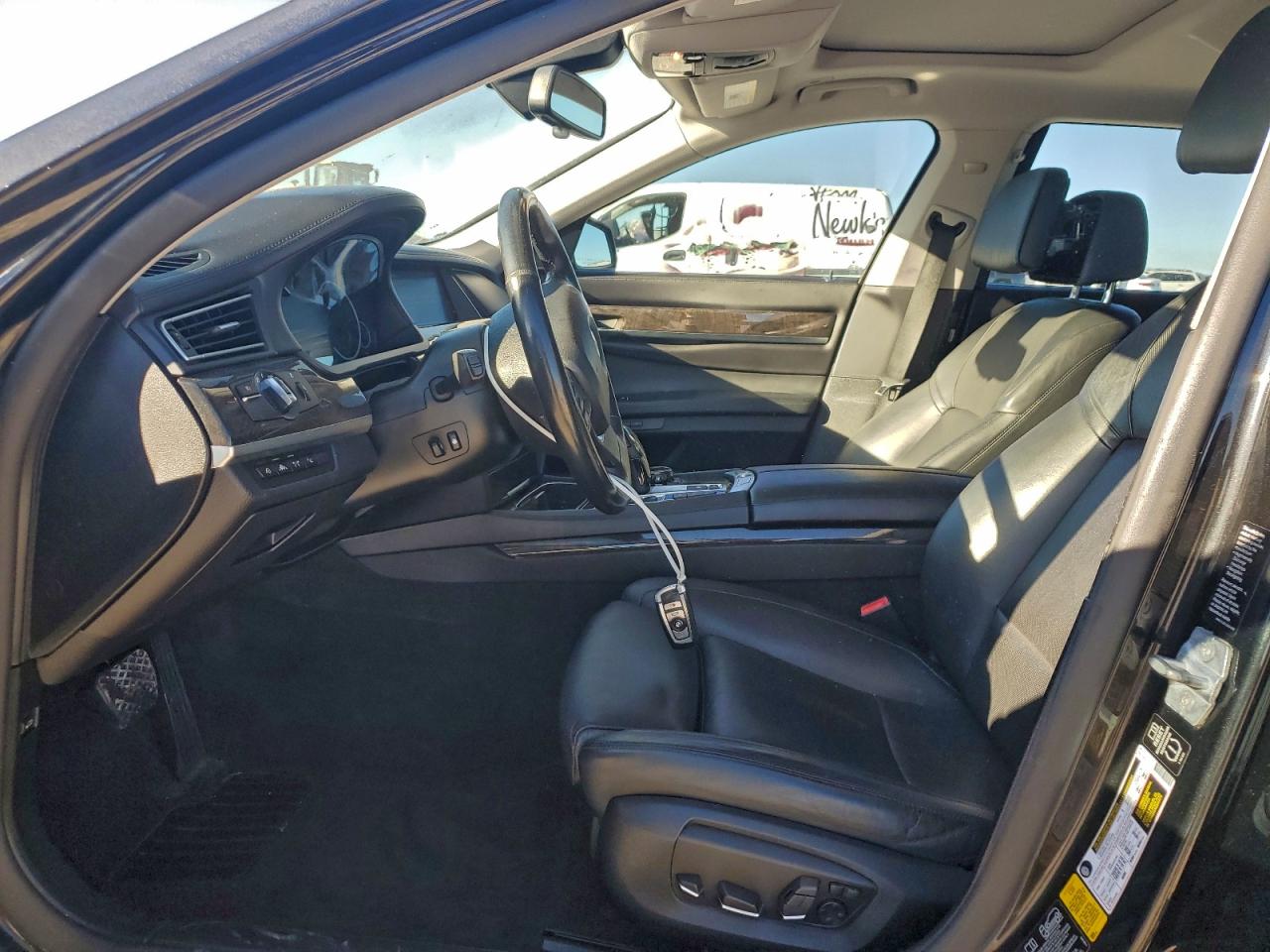 2014 Bmw 750 Lxi Black vin: WBAYF8C55ED141764