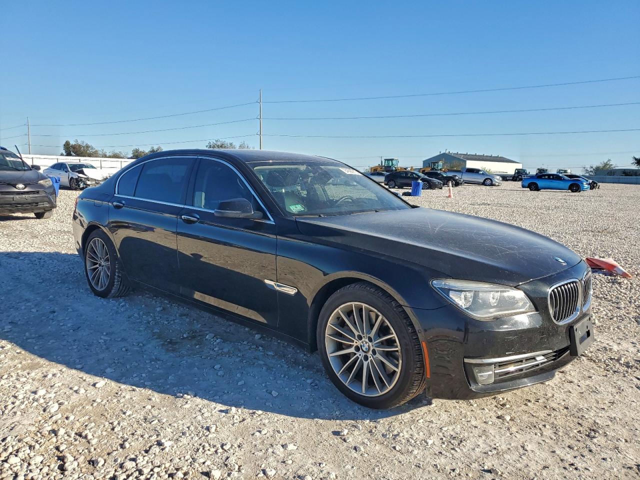2014 Bmw 750 Lxi Black vin: WBAYF8C55ED141764