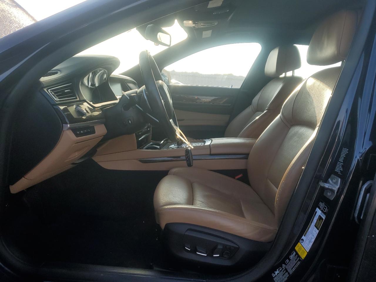 2014 Bmw 750 Lxi Black vin: WBAYF8C55ED653430
