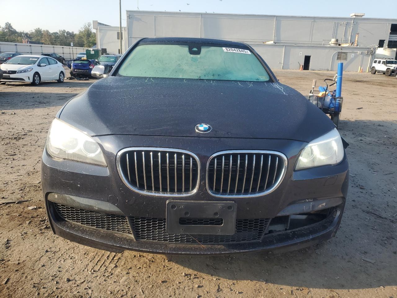 2014 Bmw 750 Lxi Black vin: WBAYF8C55ED653430