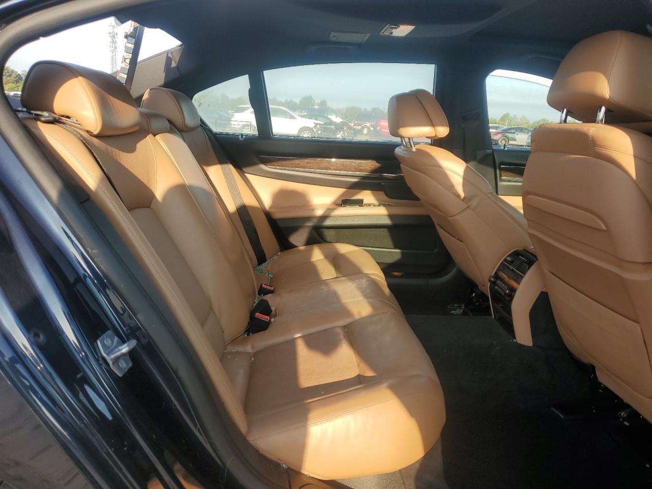 2014 Bmw 750 Lxi Black vin: WBAYF8C55ED653430