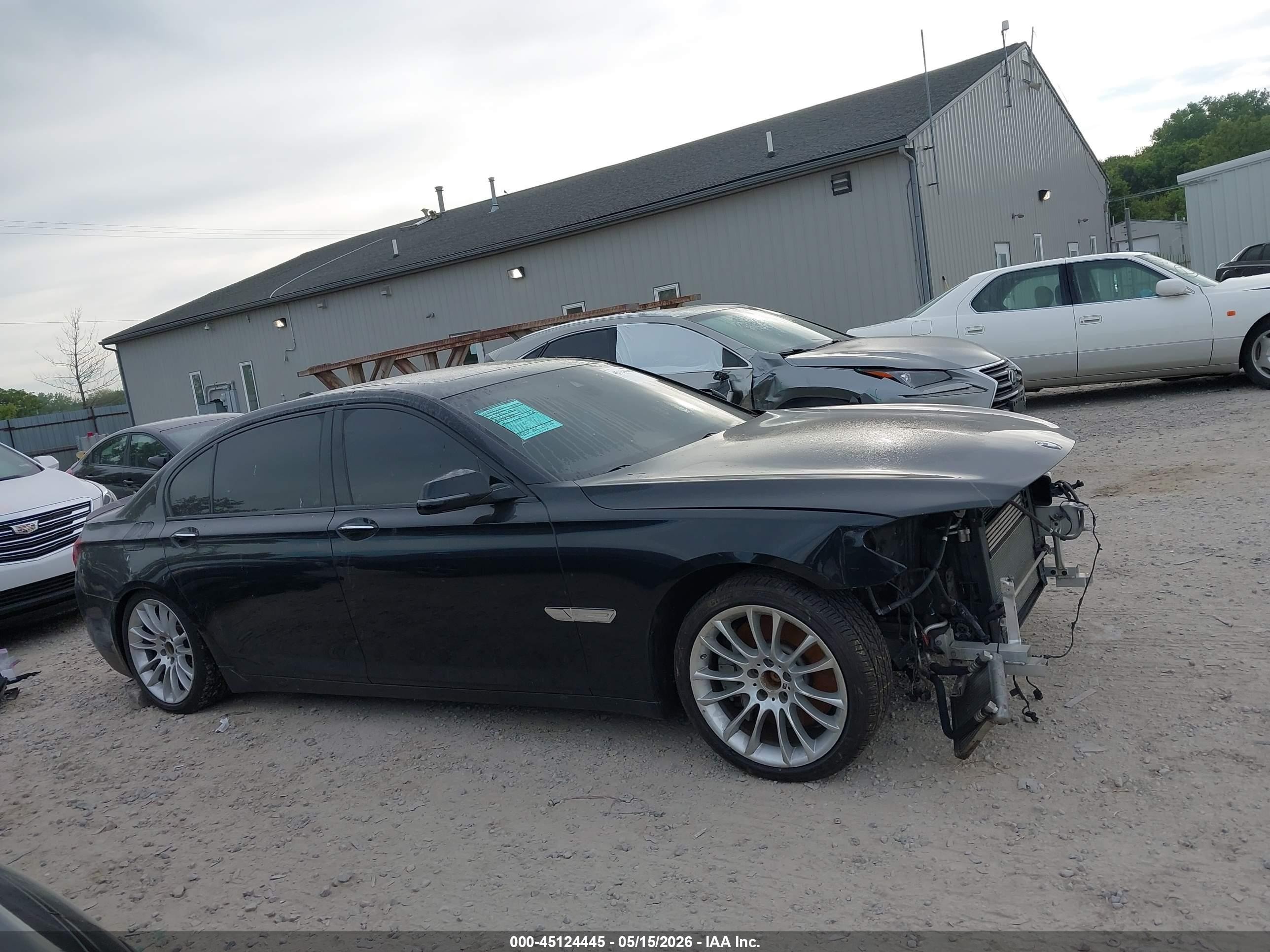 2015 Bmw 750li Xdrive Black vin: WBAYF8C55FD654031