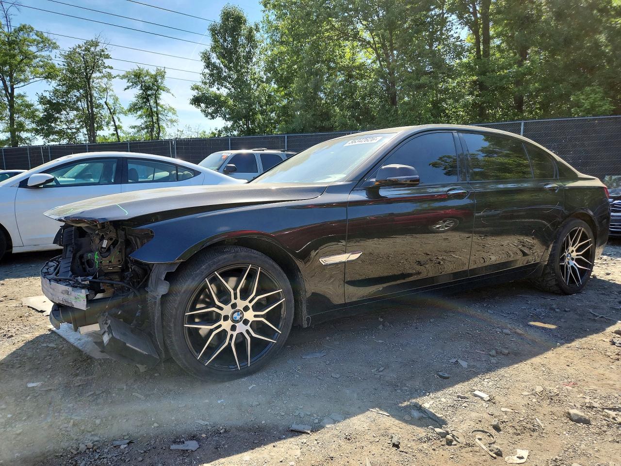 2015 Bmw 750 Lxi Black vin: WBAYF8C55FD654367