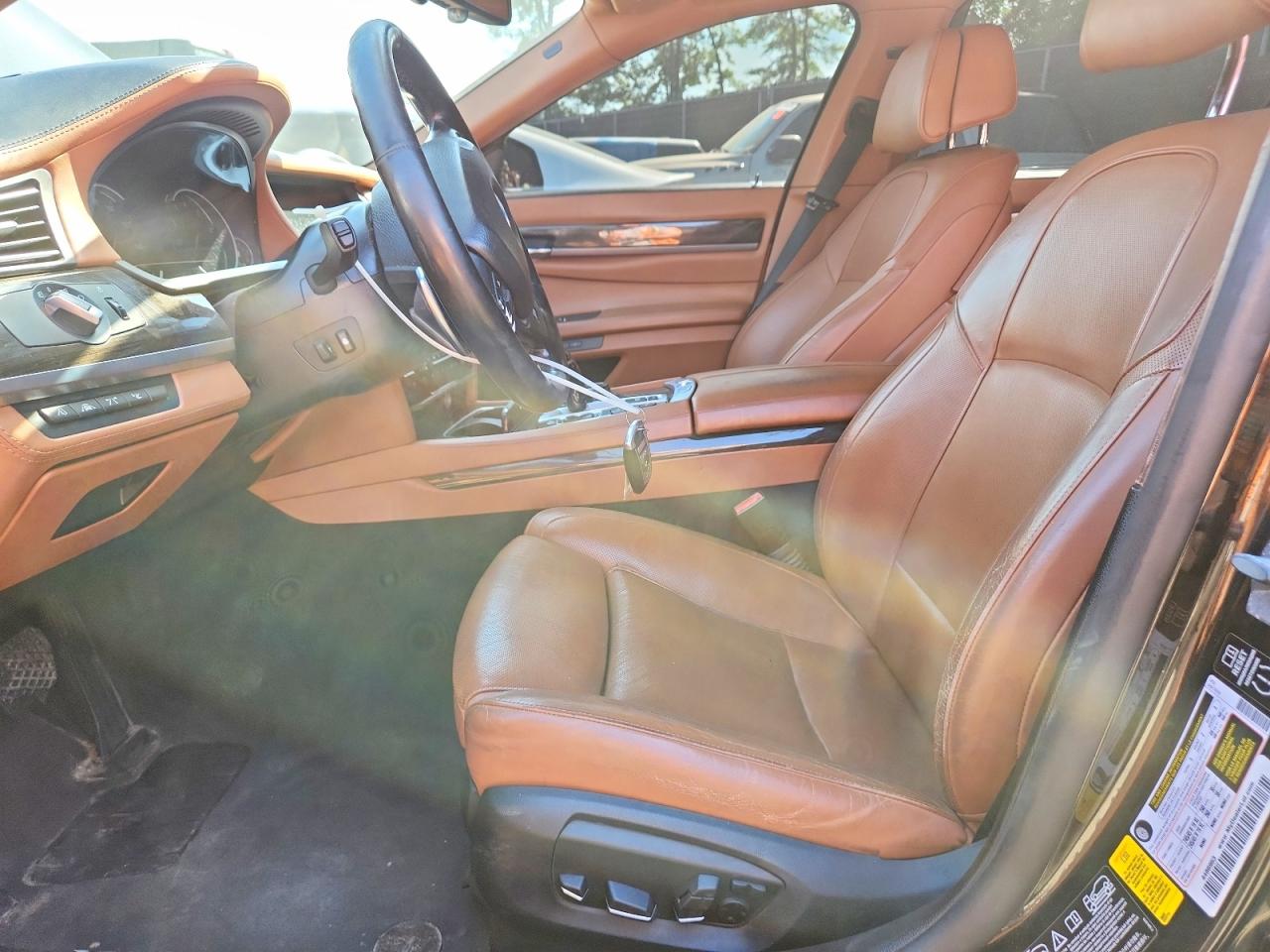 2015 Bmw 750 Lxi Black vin: WBAYF8C55FD654367