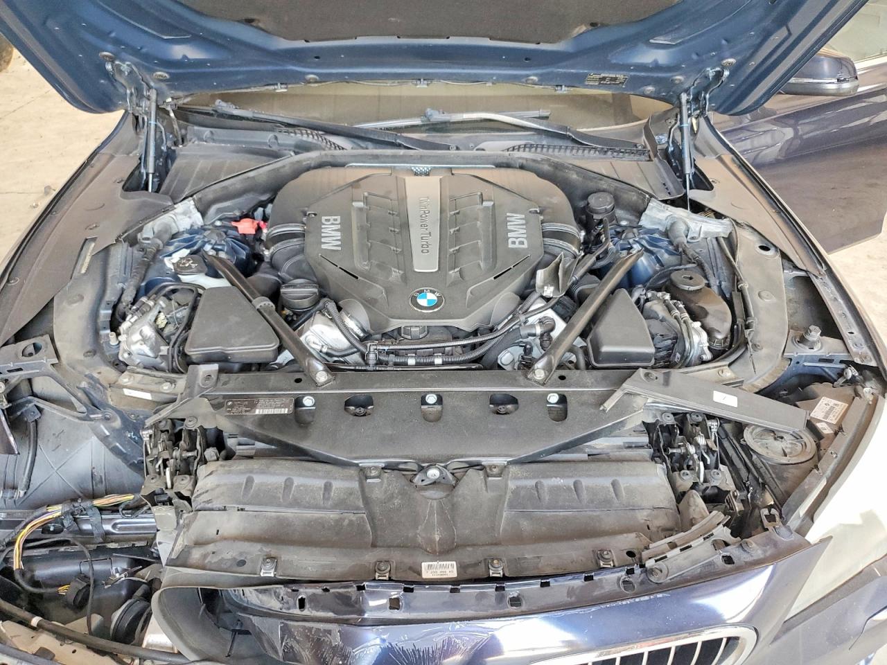 2013 Bmw 750 Lxi Blue vin: WBAYF8C56DDE59328