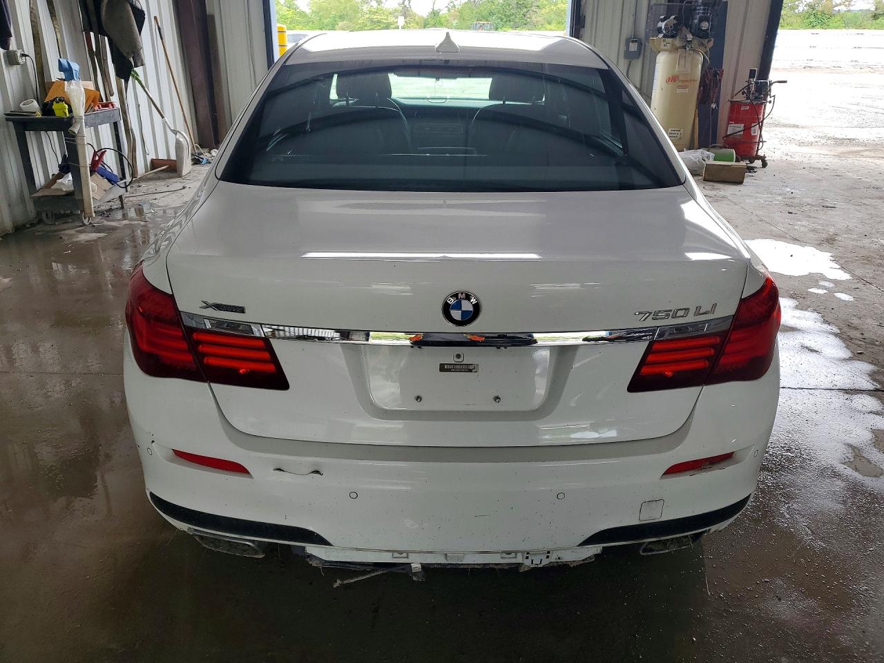 2014 Bmw 750 Lxi White vin: WBAYF8C56ED653355