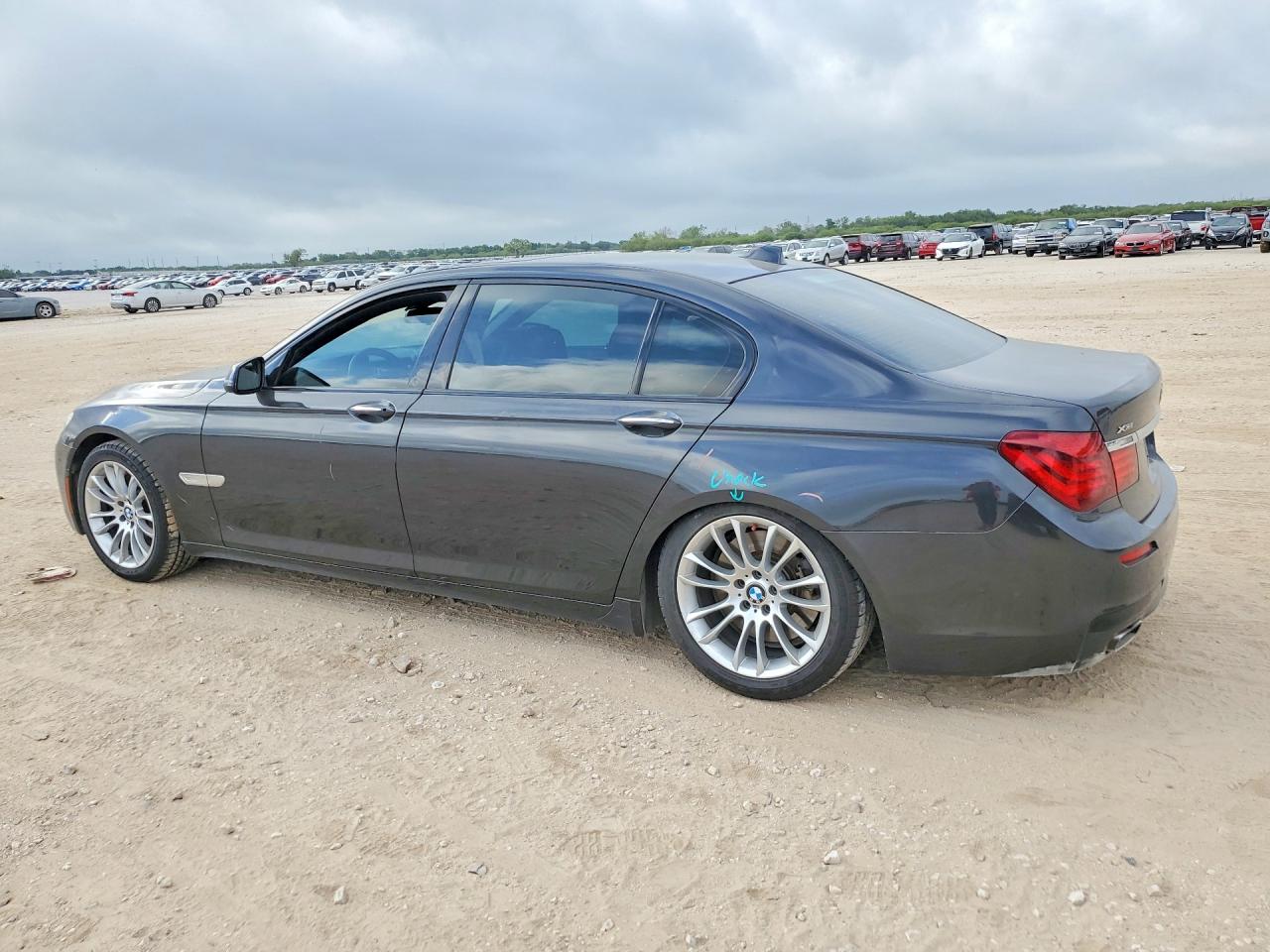 2015 Bmw 750 Lxi Gray vin: WBAYF8C56FD654264