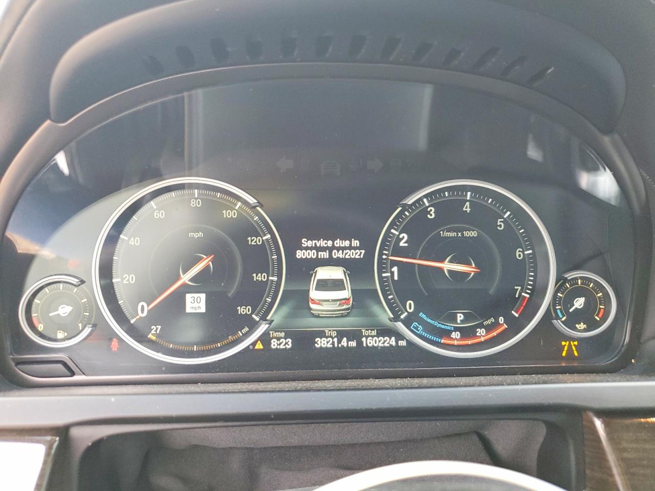 2015 Bmw 750 Lxi Gray vin: WBAYF8C56FD654264