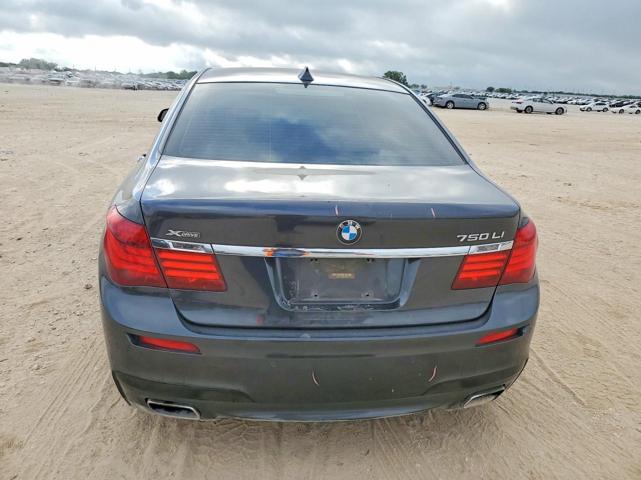 2015 Bmw 750 Lxi Gray vin: WBAYF8C56FD654264