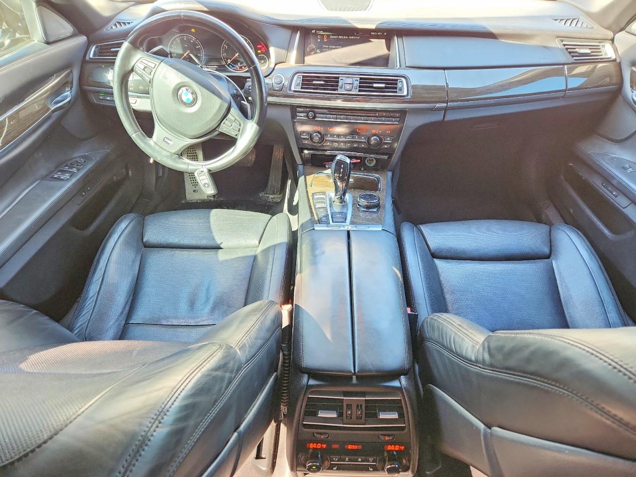 2015 Bmw 750 Lxi White vin: WBAYF8C56FD654300