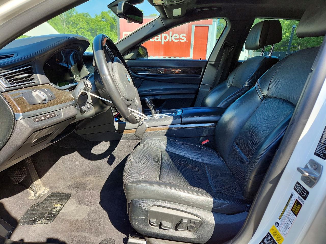 2015 Bmw 750 Lxi White vin: WBAYF8C56FD654300