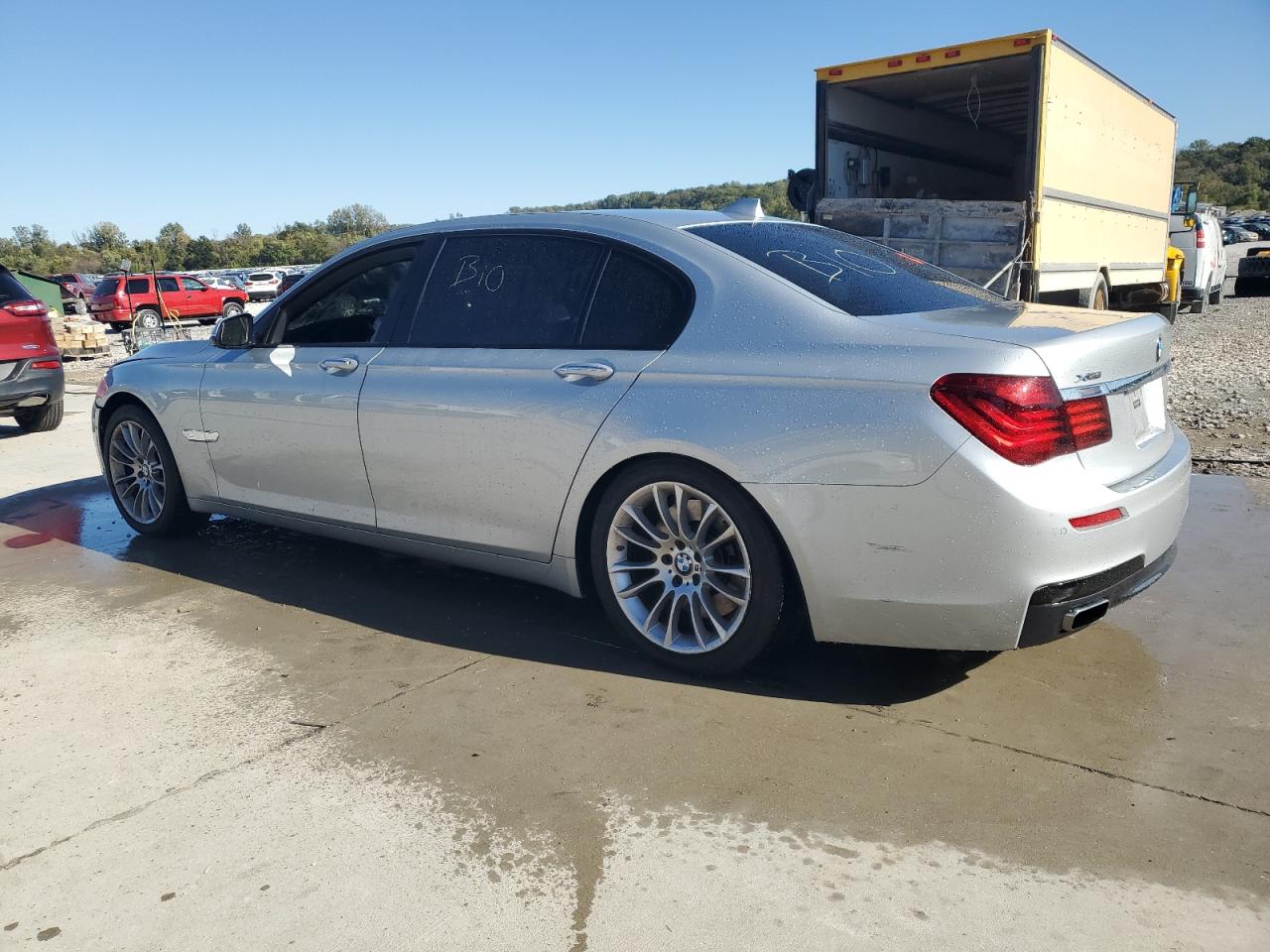 2015 Bmw 750 Lxi Silver vin: WBAYF8C56FD654829