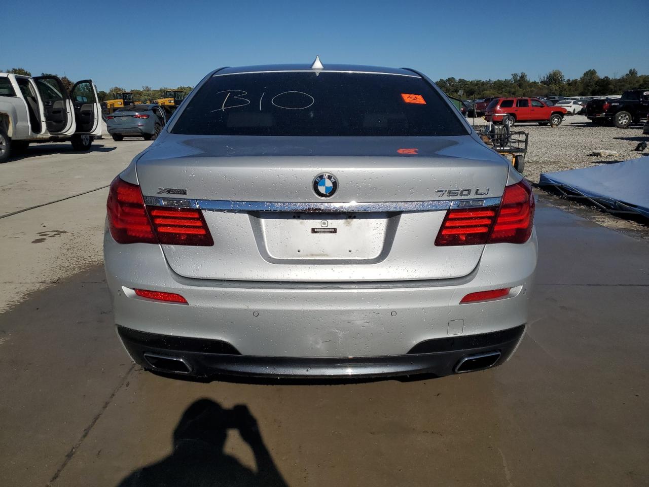 2015 Bmw 750 Lxi Silver vin: WBAYF8C56FD654829