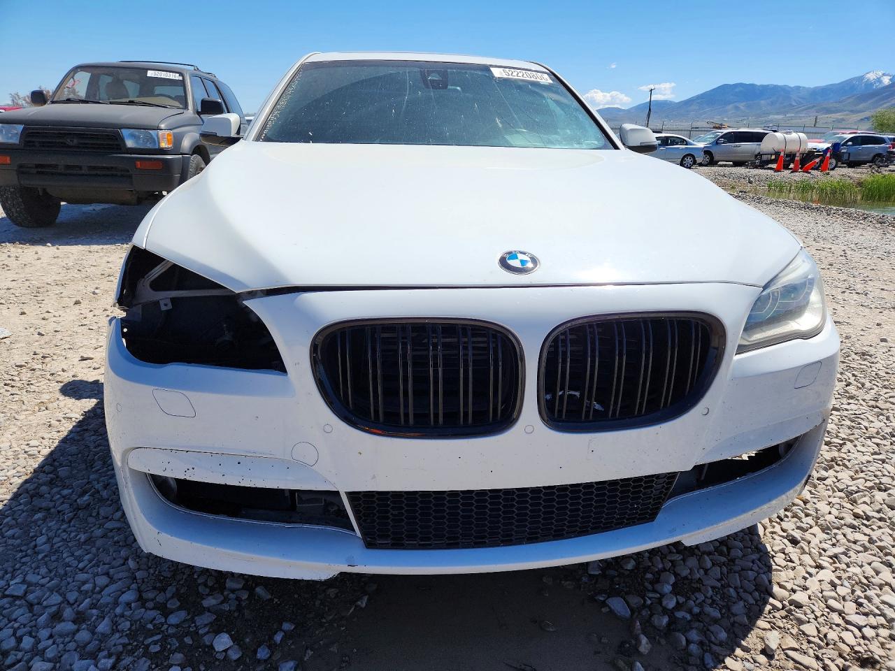 2013 Bmw 750 Lxi White vin: WBAYF8C57DD140596