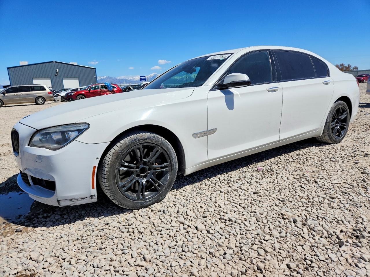 2013 Bmw 750 Lxi Белый vin: WBAYF8C57DD140596