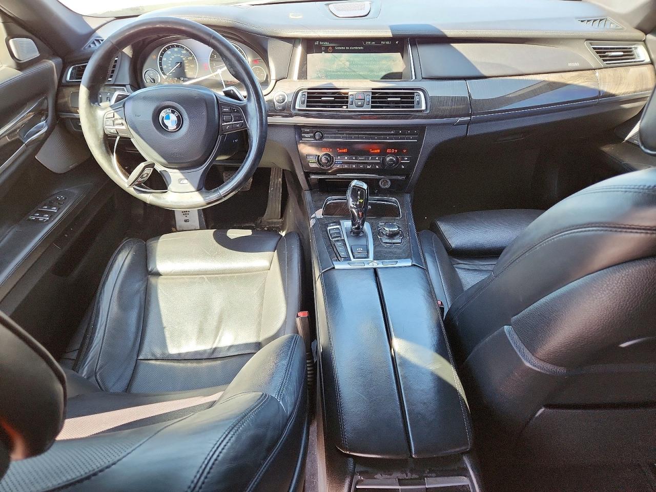 2013 Bmw 750 Lxi White vin: WBAYF8C57DD140596
