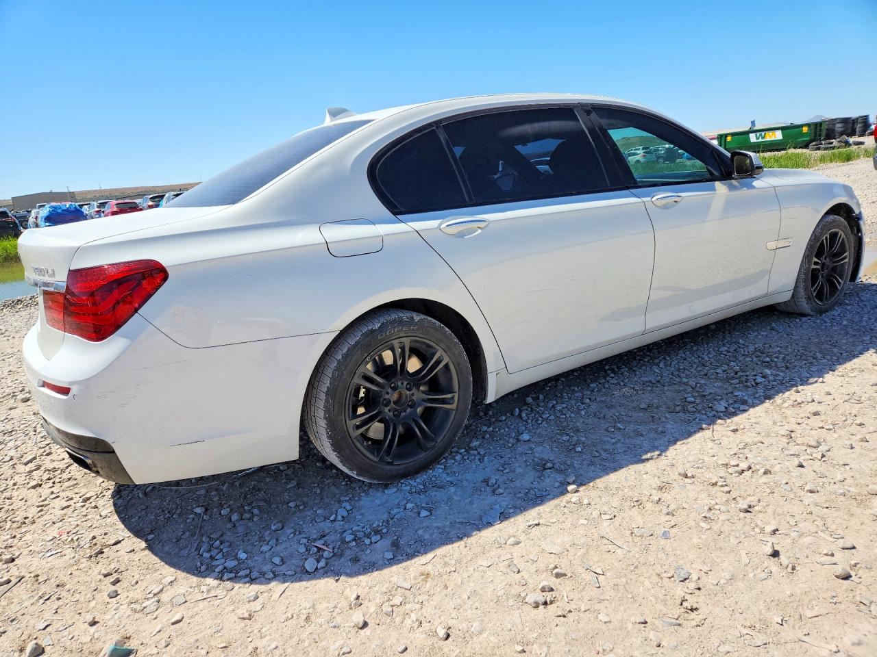 2013 Bmw 750 Lxi White vin: WBAYF8C57DD140596