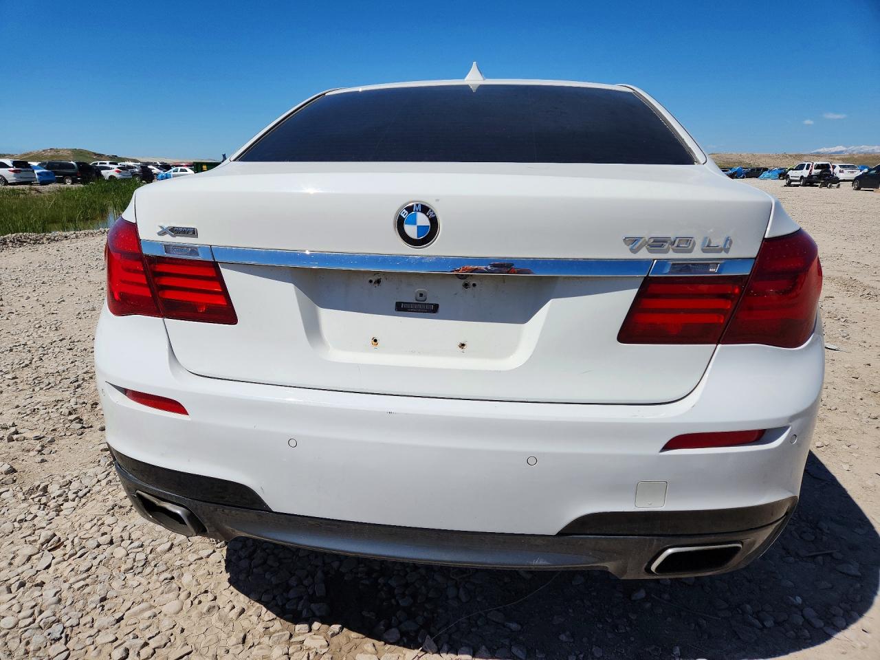 2013 Bmw 750 Lxi White vin: WBAYF8C57DD140596